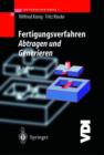 Image for Fertigungsverfahren 3 : Abtragen Und Generieren