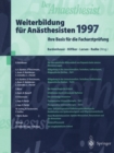 Image for Der Anaesthesist Weiterbildung fur Anasthesisten 1997