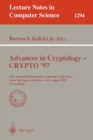 Image for Advances in Cryptology - CRYPTO &#39;97 : 17th Annual International Cryptology Conference, Santa Barbara, California, USA, August 17-21, 1997, Proceedings