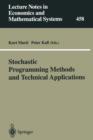 Image for Stochastic Programming Methods and Technical Applications