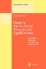 Image for Density Functionals: Theory and Applications