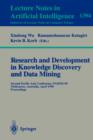 Image for Research and Development in Knowledge Discovery and Data Mining