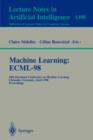 Image for Machine Learning: ECML-98 : 10th European Conference on Machine Learning, Chemnitz, Germany, April 21-23, 1998, Proceedings
