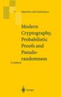 Image for Modern Cryptography, Probabilistic Proofs and Pseudorandomness