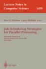 Image for Job Scheduling Strategies for Parallel Processing : IPPS/SPDP&#39;98 Workshop, Orlando, Florida, USA, March 30, 1998 Proceedings