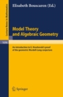 Image for Model Theory and Algebraic Geometry