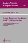 Image for Logic Program Synthesis and Transformation