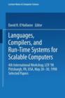 Image for Languages, Compilers, and Run-Time Systems for Scalable Computers
