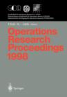 Image for Operations Research Proceedings 1998