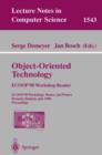 Image for Object-Oriented Technology. ECOOP &#39;98 Workshop Reader