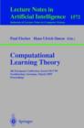 Image for Computational Learning Theory : 4th European Conference, EuroCOLT&#39;99 Nordkirchen, Germany, March 29-31, 1999 Proceedings