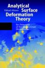 Image for Analytical Surface Deformation Theory : For Detection of the Earth&#39;s Crust Movements