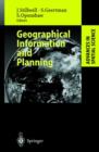 Image for Geographical Information and Planning