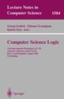 Image for Computer Science Logic : 12th International Workshop, CSL&#39;98, Annual Conference of the EACSL, Brno, Czech Republic, August 24-28, 1998, Proceedings