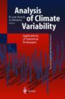 Image for Analysis of Climate Variability : Applications of Statistical Techniques Proceedings of an Autumn School Organized by the Commission of the European Community on Elba from October 30 to November 6, 19