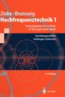 Image for Hochfrequenztechnik 1 : Hochfrequenzfilter, Leitungen, Antennen