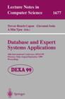 Image for Database and Expert Systems Applications : 10th International Conference, DEXA&#39;99, Florence, Italy, August 30 - September 3, 1999, Proceedings