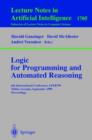 Image for Logic Programming and Automated Reasoning