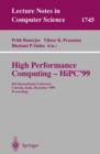 Image for High Performance Computing - HiPC&#39;99