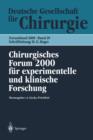 Image for Chirurgisches Forum 2000 fur experimentelle und klinische Forschung