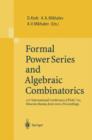 Image for Formal Power Series and Algebraic Combinatorics