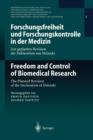 Image for Forschungsfreiheit und Forschungskontrolle in der Medizin / Freedom and Control of Biomedical Research