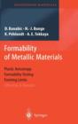 Image for Formability of Metallic Materials