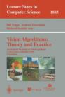 Image for Vision Algorithms: Theory and Practice