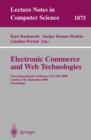 Image for Electronic Commerce and Web Technologies