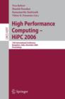 Image for High Performance Computing - HiPC 2006