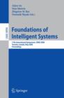 Image for Foundations of intelligent Systems  : 17th international symposium, ISMIS 2008, Toronto, Canada, May 20-23, 2008