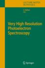 Image for Very High Resolution Photoelectron Spectroscopy