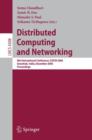 Image for Distributed Computing and Networking