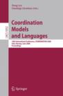 Image for Coordination Models and Languages : 10th International Conference, COORDINATION 2008, Oslo, Norway, June 4-6, 2008, Proceedings