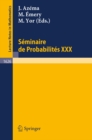 Image for Seminaire De Probabilites Xxx
