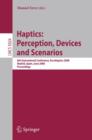 Image for Haptics: Perception, Devices and Scenarios