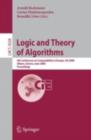 Image for Logic and Theory of Algorithms: 4th Conference on Computability in Europe, CiE 2008 Athens, Greece, June 15-20, 2008, Proceedings