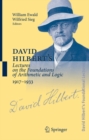 Image for David Hilbert&#39;s lectures on the foundations of arithmetic and logic, 1917-1933 : volume 3