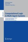 Image for Computational Logic in Multi-Agent Systems