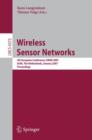 Image for Wireless Sensor Networks : 4th European Conference, EWSN 2007, Delft, The Netherlands, January 29-31, 2007, Proceedings