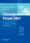 Image for Chirurgisches Forum 2007 fur experimentelle und klinische Forschung