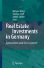 Image for Real Estate Investments in Germany : Transactions and Development