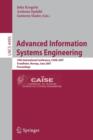 Image for Advanced Information Systems Engineering : 19th International Conference, CAiSE 2007, Trondheim, Norway, June 11-15, 2007, Proceedings
