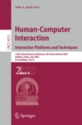 Image for Human-Computer Interaction. Interaction Platforms and Techniques: 12th International Conference, HCI International 2007, Beijing, China, July 22-27, 2007, Proceedings, Part II : 4551