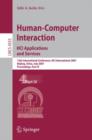 Image for Human-Computer Interaction. HCI Applications and Services