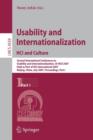 Image for Usability and Internationalization. HCI and Culture