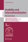 Image for Usability and Internationalization. HCI and Culture: Second International Conference on Usability and Internationalization, UI-HCII 2007, held as Part of HCI International 2007, Beijing, China, July 22-27, 2007, Proceedings, Part I