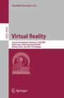 Image for Virtual Reality : Second International Conference, ICVR 2007, Held as Part of HCI International 2007, Beijing, China, July 22-27, 2007, Proceedings