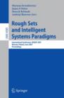 Image for Rough Sets and Intelligent Systems Paradigms : International Conference, RSEISP 2007, Warsaw, Poland, June 28-30, 2007, Proceedings