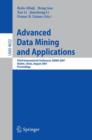 Image for Advanced Data Mining and Applications : Third International Conference, ADMA 2007, Harbin, China, August 6-8, 2007  Proceedings
